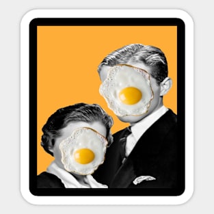 Egg face Sticker